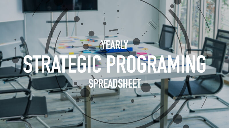 Yearly Strategic Programming Spreadsheet